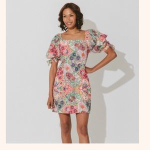 Cleobella Nadine Mini Dress in Panama print. Size small. New with tags.